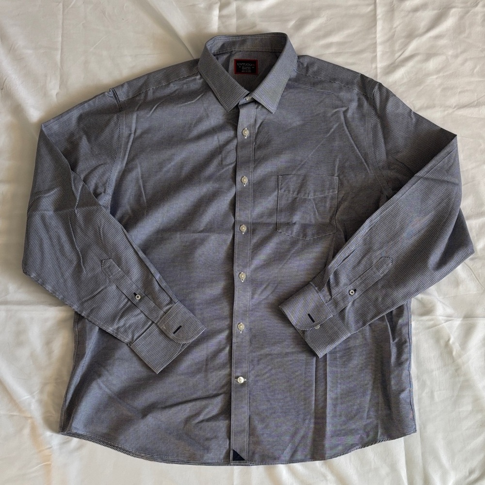 UNTUCKit Men's Gray Button-Up Shirt